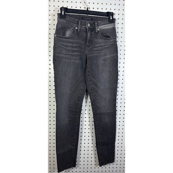Lucky Brand mid rise ava super skinny denim jeans size 0/25 - Picture 1 of 15